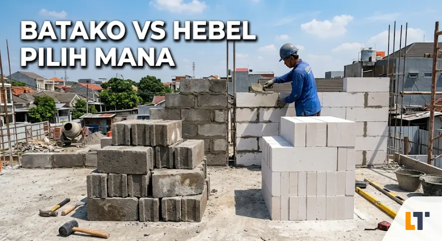 Batako vs Bata Ringan Hebel Mana Material Tembok Pagar yang Lebih Kokoh
